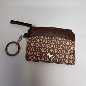 Radley Key Ring Coin Card Holder Wallet New